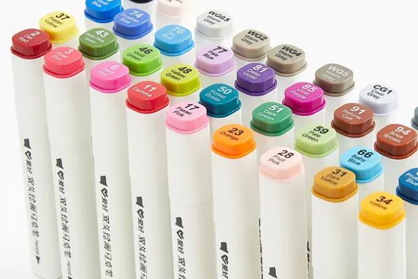 马克笔的墨水耗尽后怎么办，可购买填充液或有色墨水添加至笔中