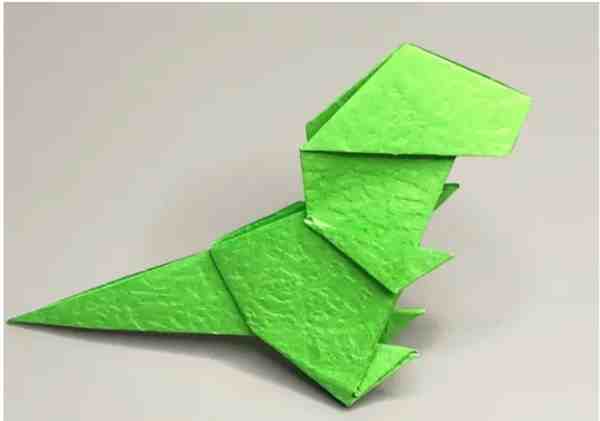 儿童手工折纸教程(恐龙宝宝)超详细