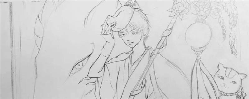 怎么画日漫中的草地,可以板绘也可以手绘
