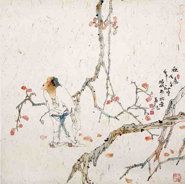 画家赵根成手绘人物水墨画图片集