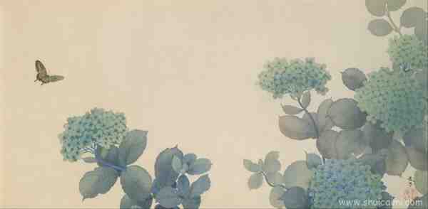 欣赏一组日本著名画家桥本关雪绘画作品图片