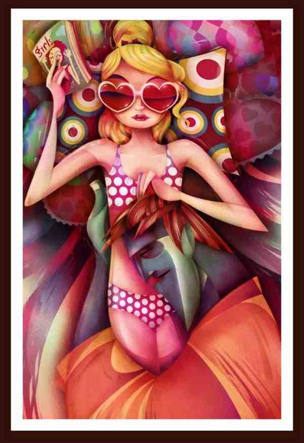 Carlos Lerms可爱卡通插画图片大全