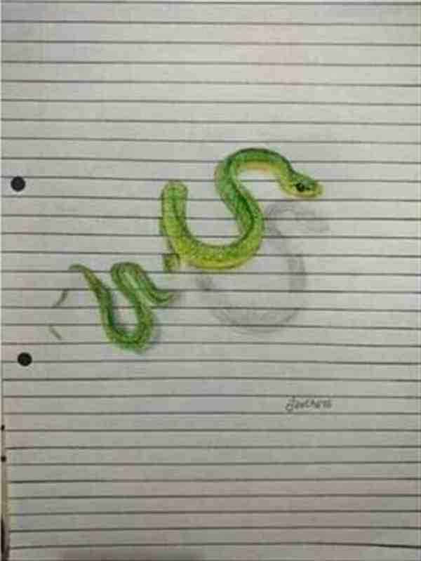 铅笔创意手绘线条中的小动物图片