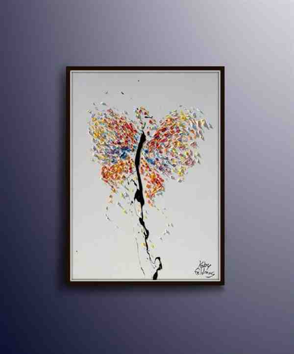 点画法手绘超写实动物油画作品