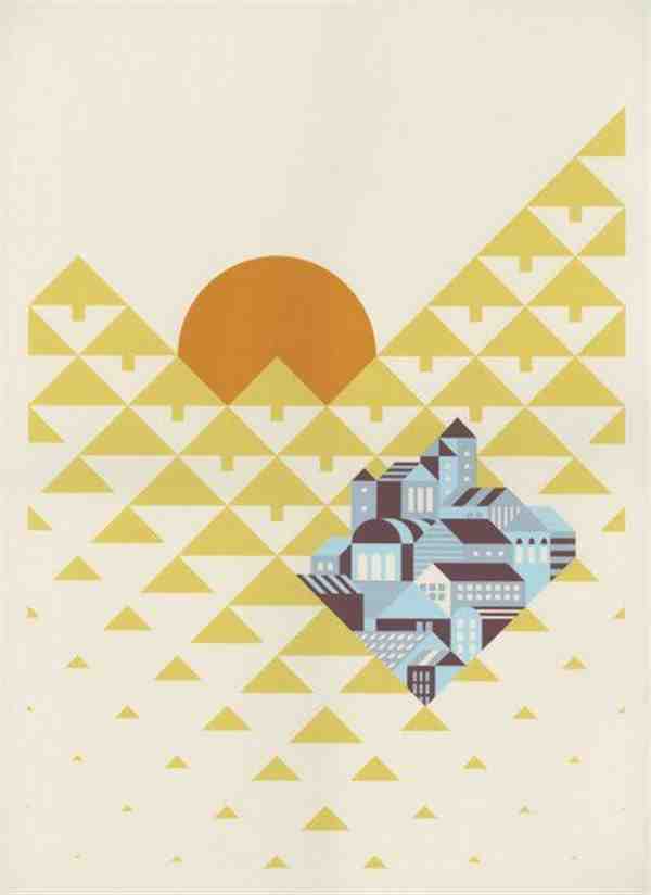 有创意的图案组合插画作品赏析