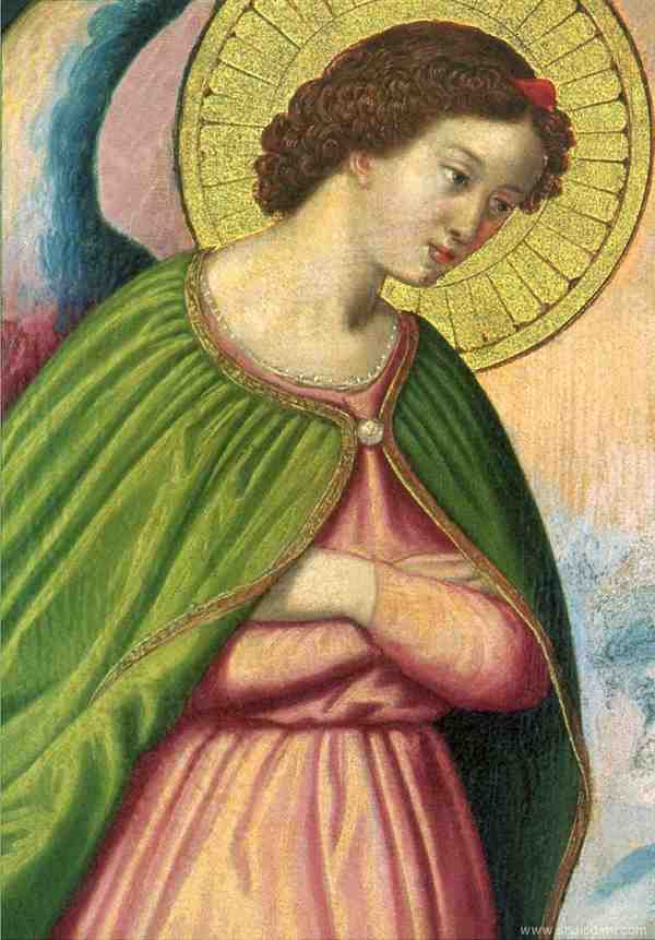 创意的西方天使神话人物彩绘图片