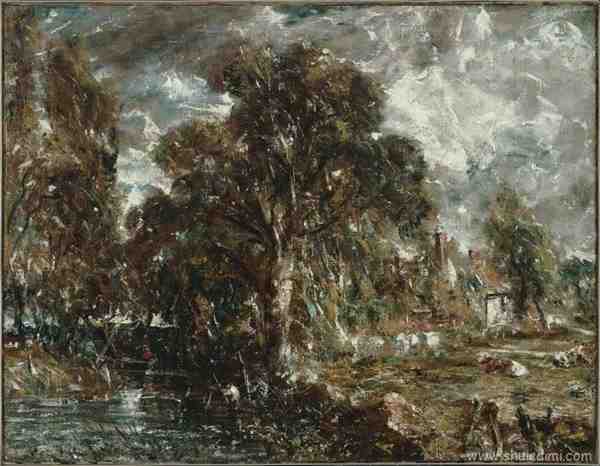 著名作家约翰·康斯太勃尔绘画之人文系列图片