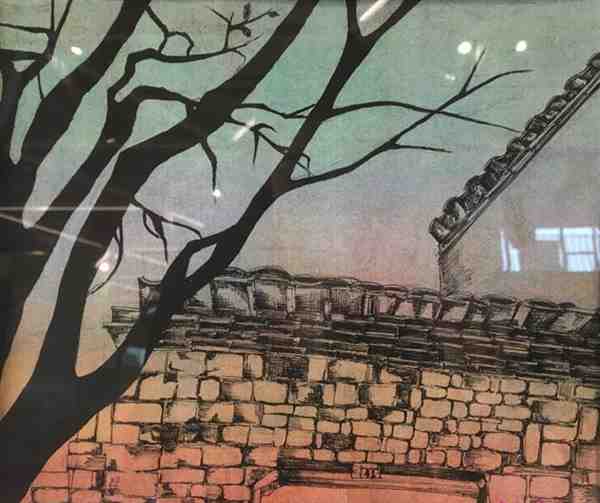 好看的水粉风景画写生作品