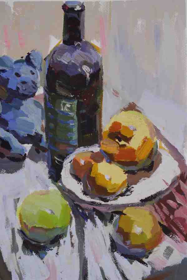 水粉写生优秀作品图片赏析