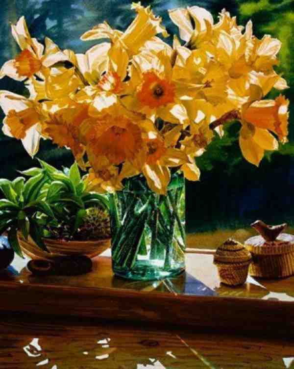 加拿大女画家 Carol Evans 水彩作品