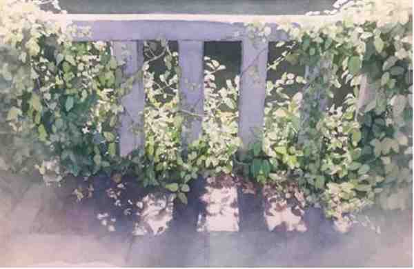 一组唯美的秋天水彩画作品欣赏