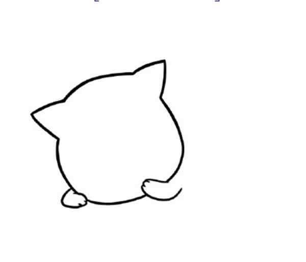 夏目友人帐猫咪老师绘画教程