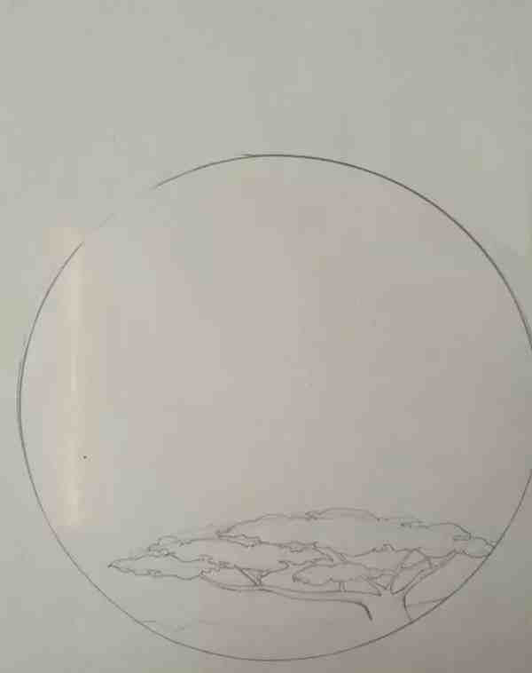 彩色铅笔星空绘画教程