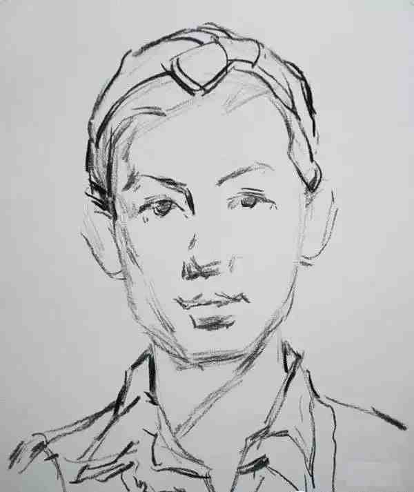 人物头像素描入门基础画 自学绘画教程