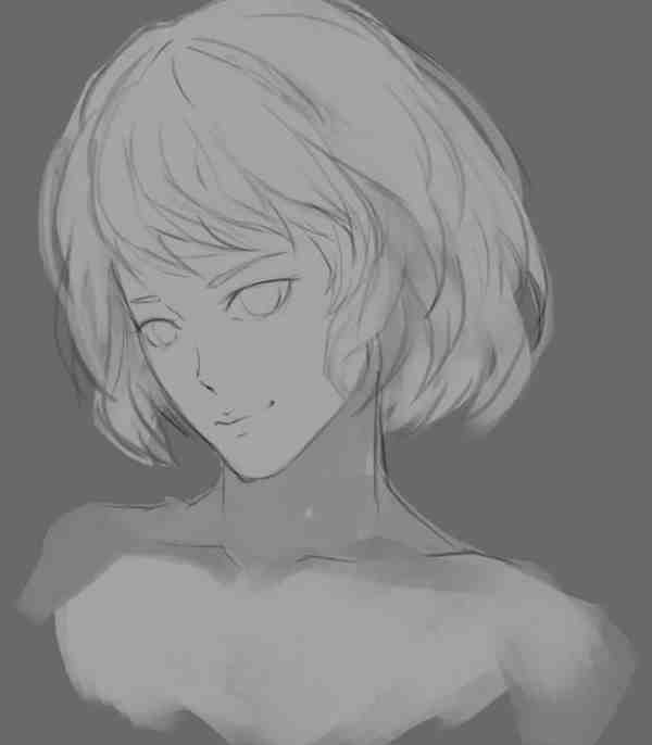 数位板人物绘画教程入门 简单的板绘