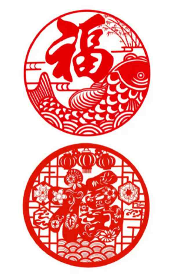 好看的新年剪纸作品图片大全欣赏