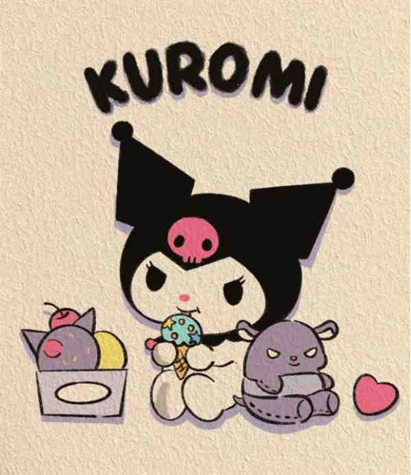 简单卡通绘画库洛米怎么画简单又漂亮