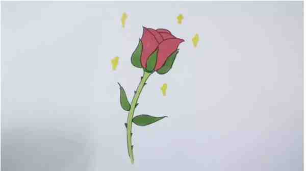 一步一步教你怎样画玫瑰花教程