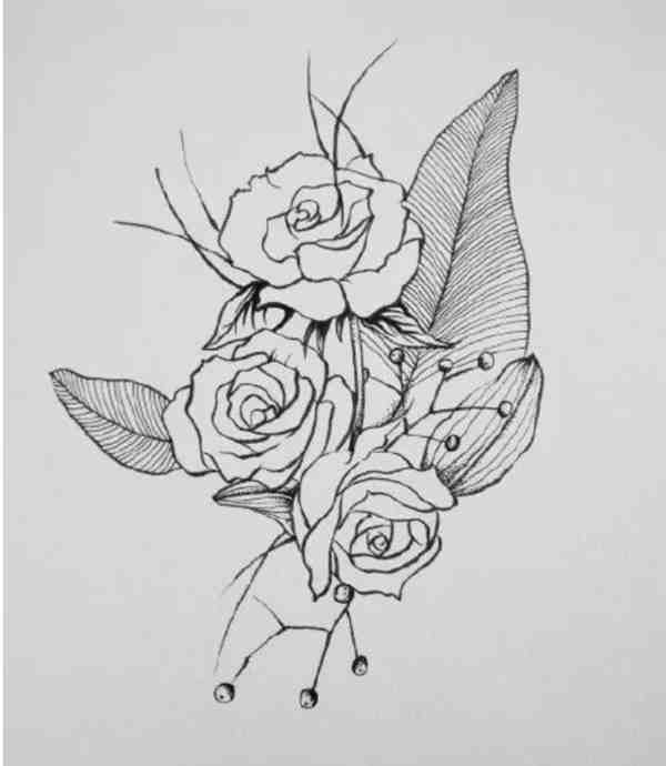 简单的点线面画画花朵怎么画 点线面花朵画简单