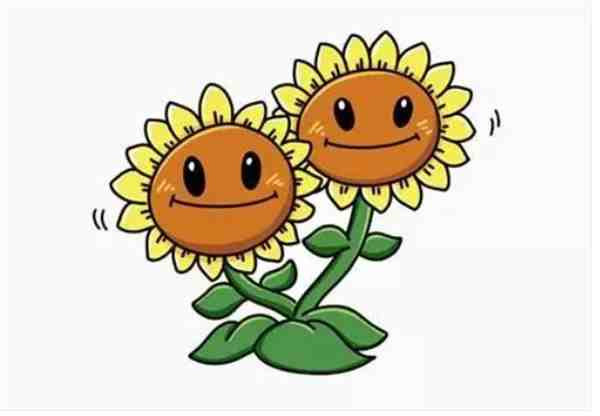 植物大战僵尸里的向日葵怎么画(含步骤教程)