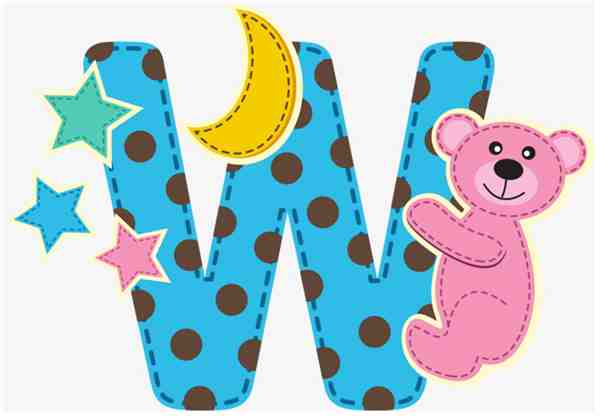 字母W的创意画怎么画好看又简单
