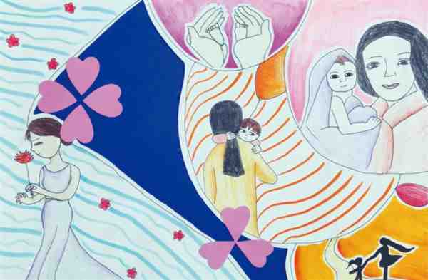 感恩父母画一幅画怎么画 以感恩父母为主题画一幅画