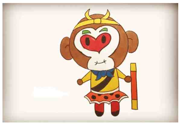 孙悟空怎么画简单又帅气 一步一步画霸气孙悟空