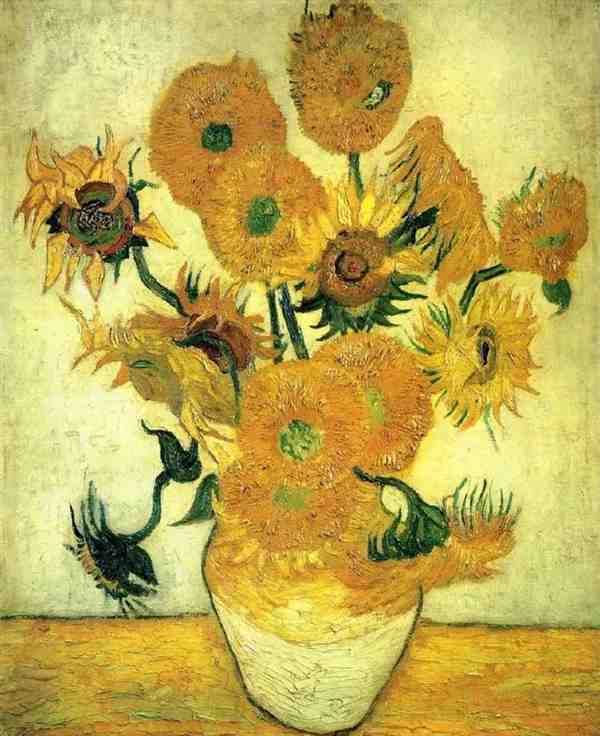 梵高向日葵画画作品大全欣赏