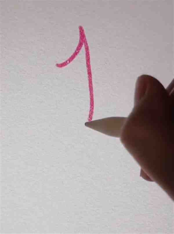 一笔画郁金香的画法简单图片教程