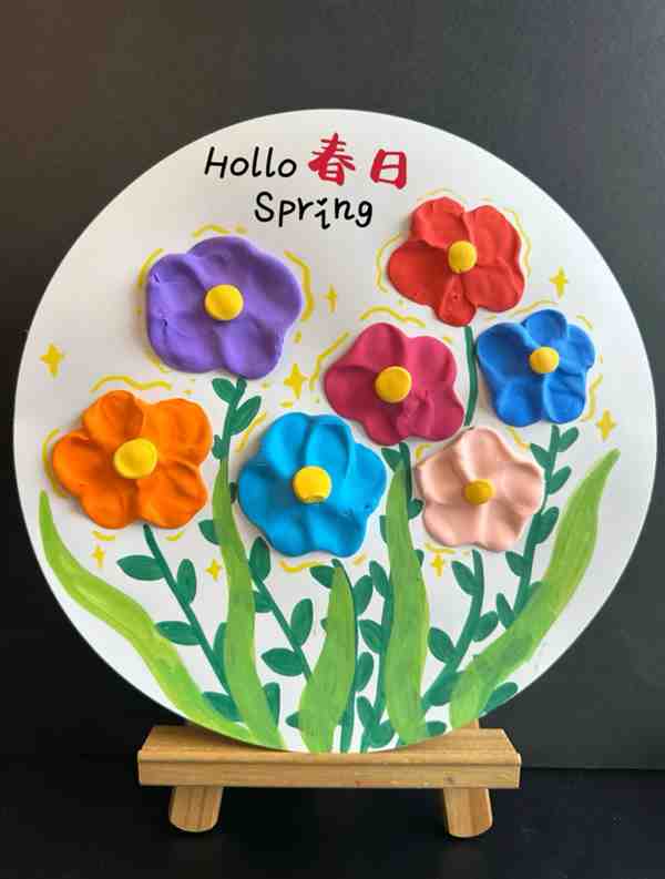 粘土手工: 春天手工简单又漂亮橡皮泥作品
