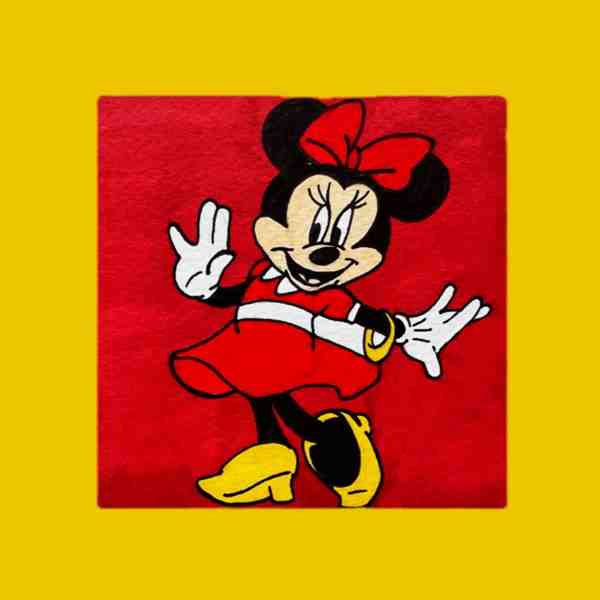 一步一步画米妮简单又漂亮