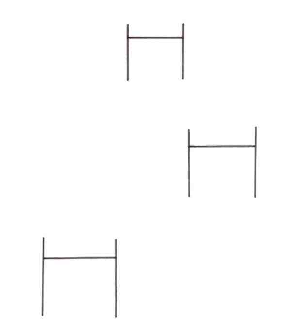 3-6岁儿童画简单长城怎么画才好看