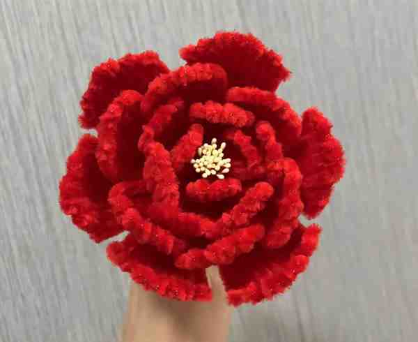 牡丹花扭扭棒教程简单图解大全