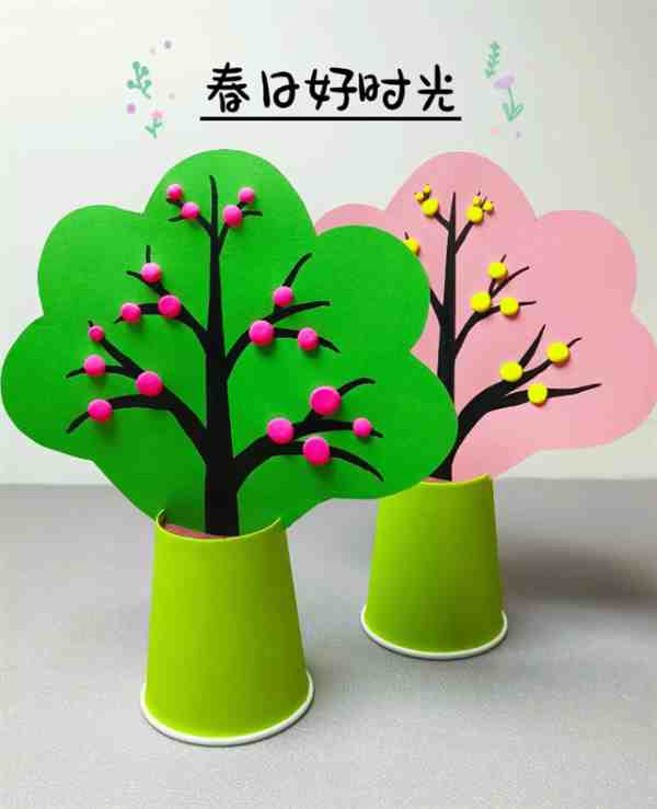 春天手工作品图片大全幼儿园