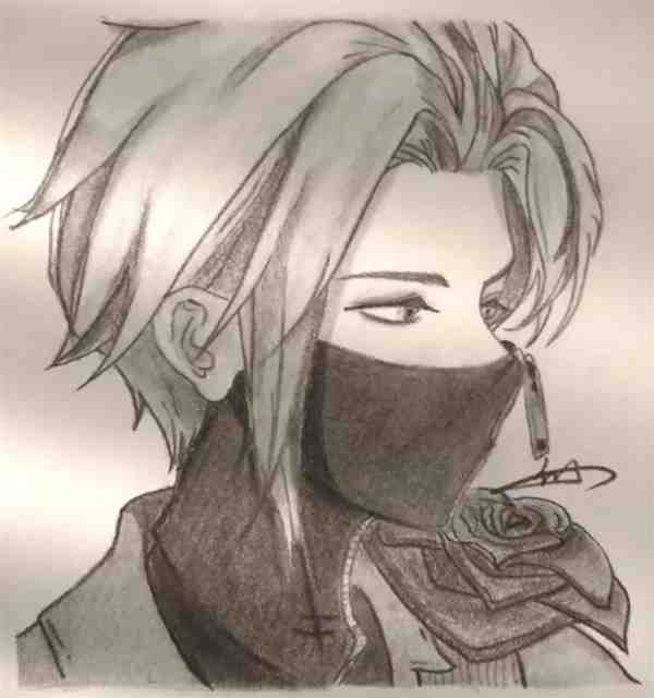 教你一步一步画兰陵王简单又帅气