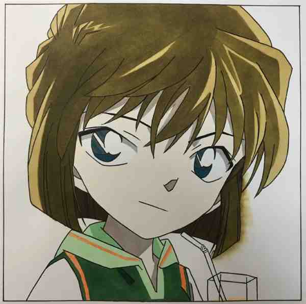 教你一步一步画灰原哀(含步骤图解)