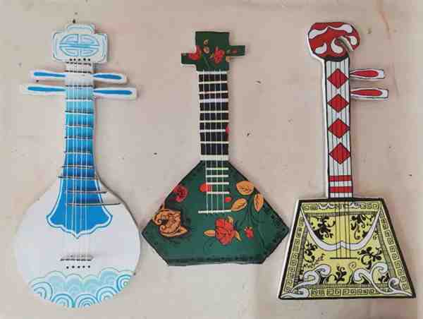 四年级手工做一个乐器简单有趣(琵琶)