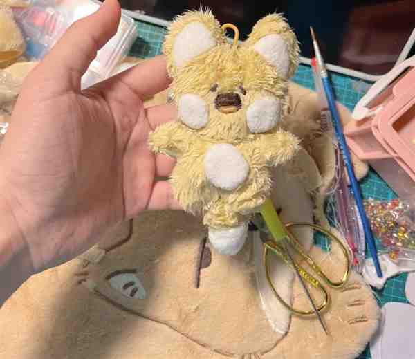 手工diy: 做一个迷你小宠物(布艺嘟嘟猫)