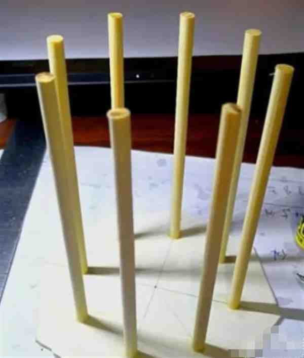 筷子塔的制作方法步骤图解分享