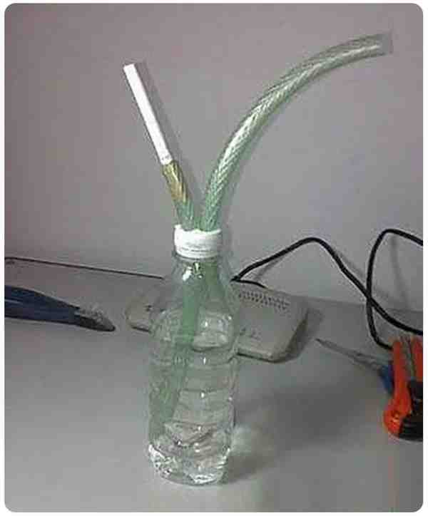 如何自制水烟筒简单 矿泉水水烟筒制作方法