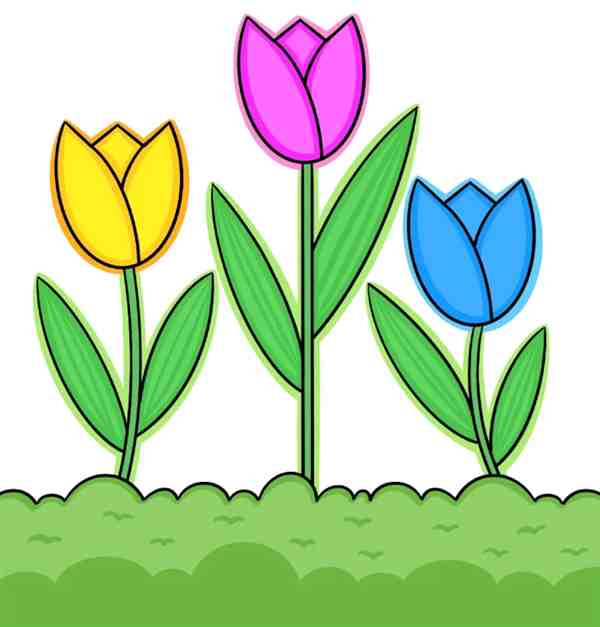 7一9岁儿童画春天来了 春天的景色绘画一等奖