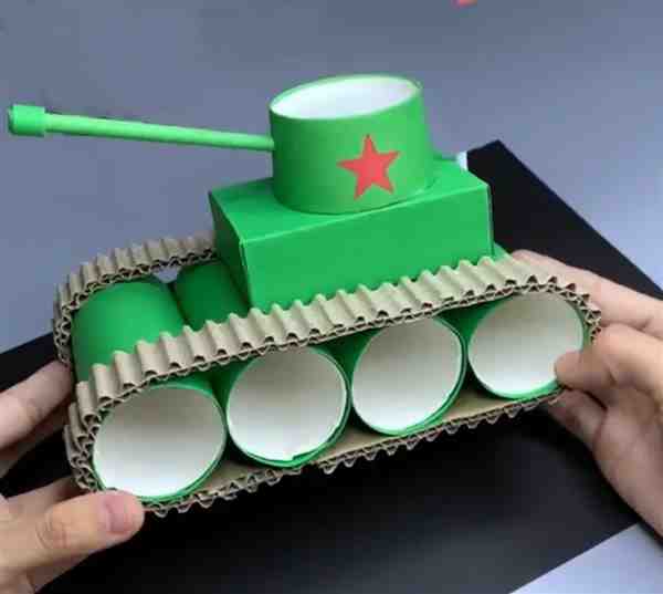 幼儿手工折纸坦纸壳制作(含教程方法)