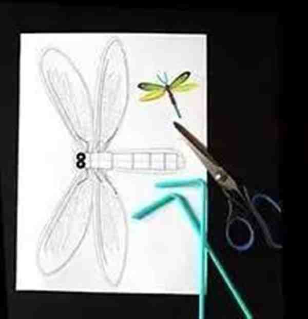 小学六年级手工做蜻蜓怎么做好看