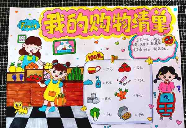 以消费为主题的画画作品欣赏四年级