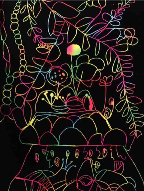 刮刮画怎么画才好看又简单图片欣赏