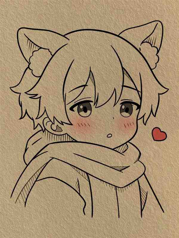 怎么画正太漫画人物 画画教程简单可爱正太