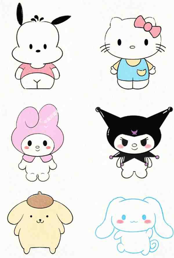 画画教程简单可爱三丽欧图片欣赏