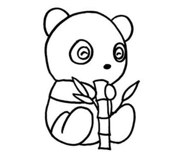 画熊猫最简单的画法又好看又漂亮图片欣赏