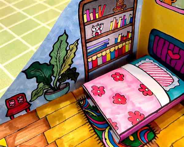 如何画一只简单的床 床怎么画最简单