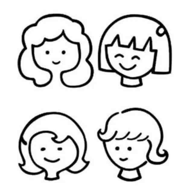 一步一步教你画人脸简单图片欣赏